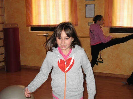 Martina nella fase preparatoria. 